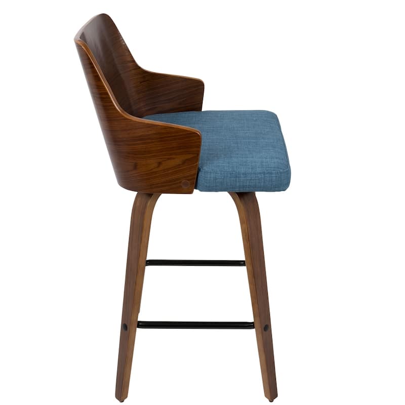 Carson Carrington Adrianna 26" Upholstered Counter Stool (Set of 2)