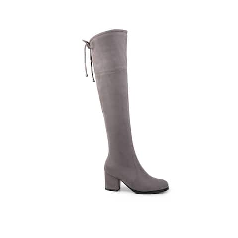 womens grey boots size 11