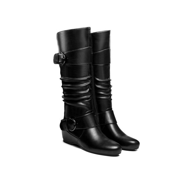 strap boots womens