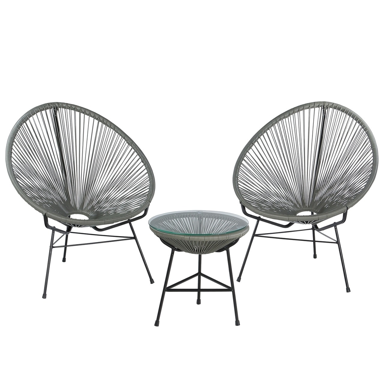 Леруа стул садовый плетёный Acapulco 900x870x720 мм