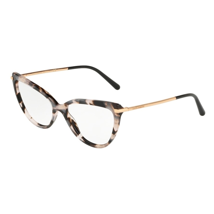Authentic Dolce /& Gabbana DG 5025 504 Transparent Grey//Gold Eyeglasses 53mm