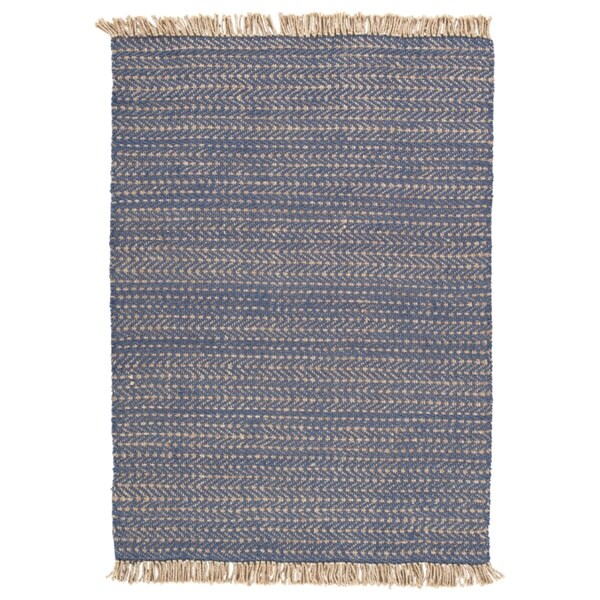 Mavis Large Navy/Natural Rug - N/A