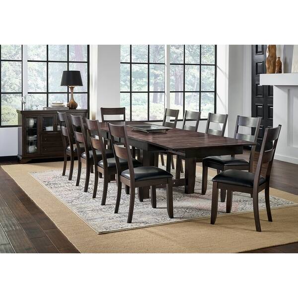 Shop Simply Solid North Mills Solid Wood 13 Piece Dining
