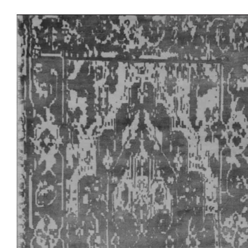 Handmade Distressed Silk Rug (India) - 2'6 x 10'