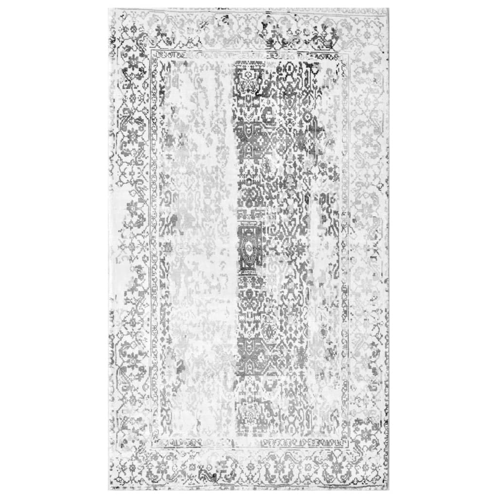Handmade Distressed Silk Rug (India) - 3' x 5'