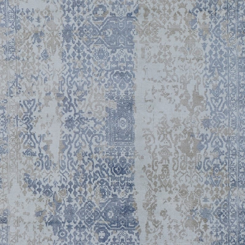 Handmade Distressed Silk Rug (India) - 8' x 10'