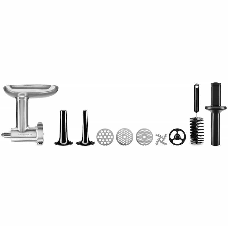 KitchenAid Metal Food Grinder Attachment & Sausage Maker Kit for KitchenAid Stand Mixers