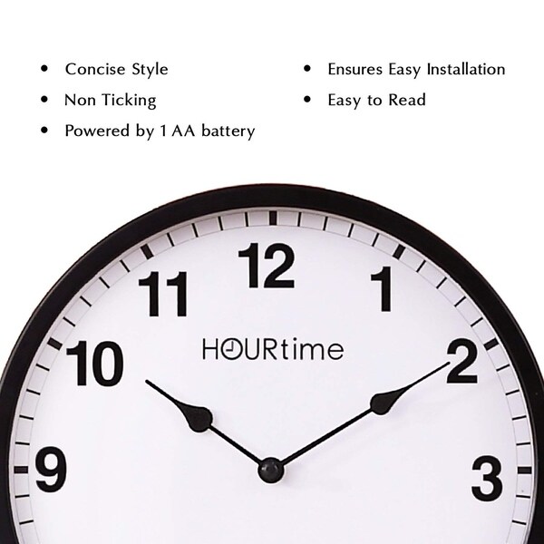 Jerry & Maggie - Cute 10" Wall Clock with Glass Shell