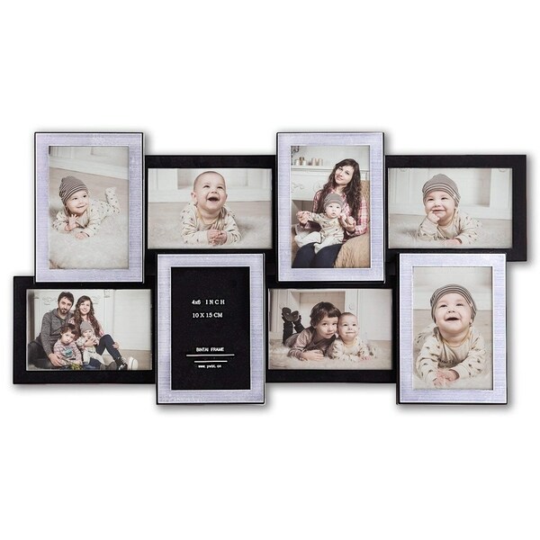 Jerry & Maggie - Photo Frame 23x11 Black & Sliver Bar Shape Picture Frame