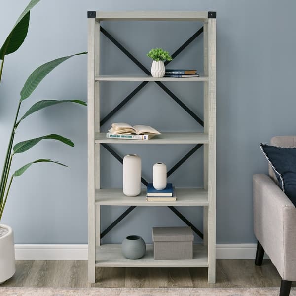 The Gray Barn Kujawa 64 Inch Tall Bookshelf Gray Barn Kujawa 64 Inch Tall Bookshelf