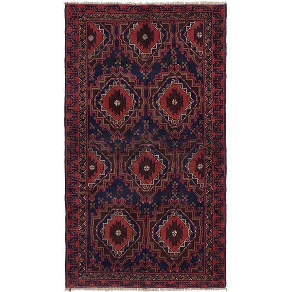 ECARPETGALLERY Hand-knotted Kazak Dark Copper Wool Rug - 3'3 x 5'11