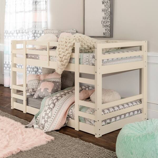 Shop Taylor Olive Browning Twin Over Twin Low Bunk Bed