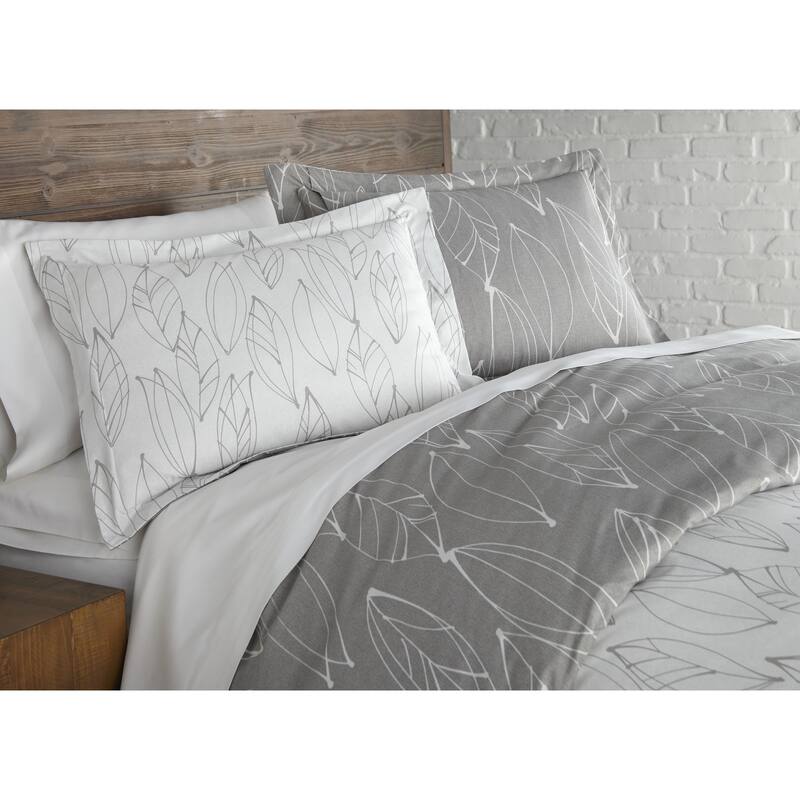 Vilano Choice Premium Modern Foliage Duvet Cover and Sham Set On Sale