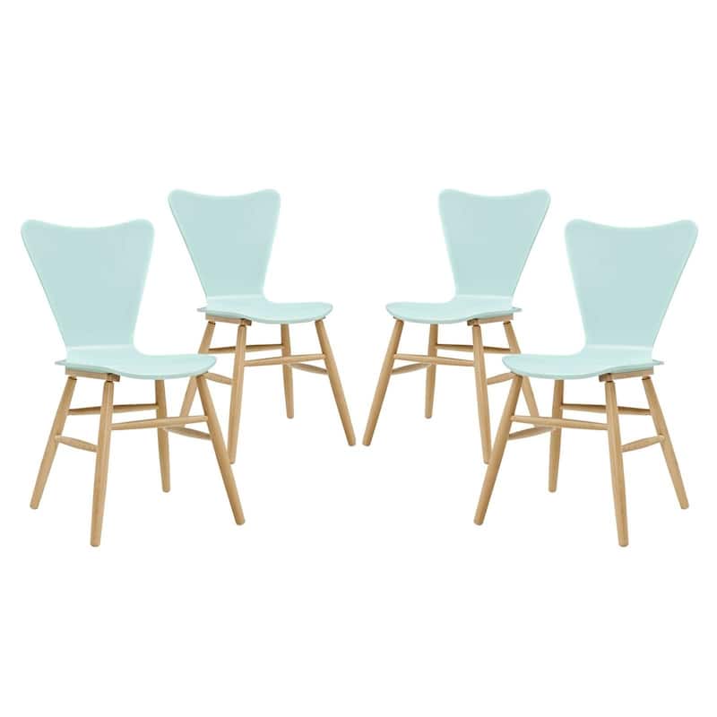 Cascade Dining Chair Set of 4 - Light Blue