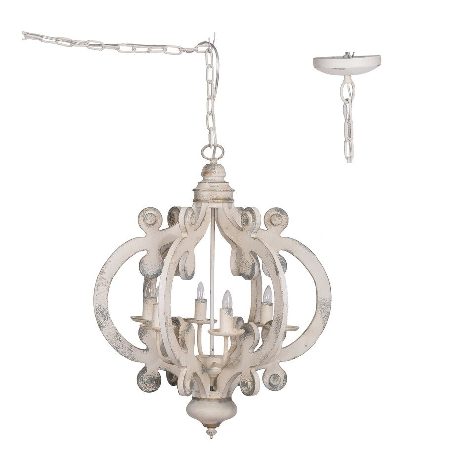 Classic Vintage Gold Four-Light Chandelier - Chandeliers For Bedrooms by Overstock.com
