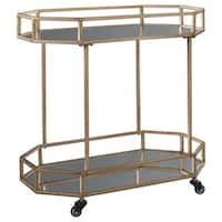 Daymont Gold Finish Bar Cart