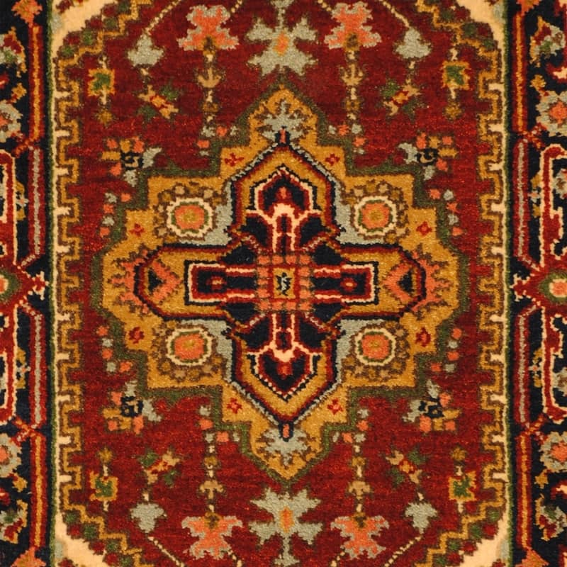 Handmade Serapi Wool Rug (India) - 2'4 x 4'