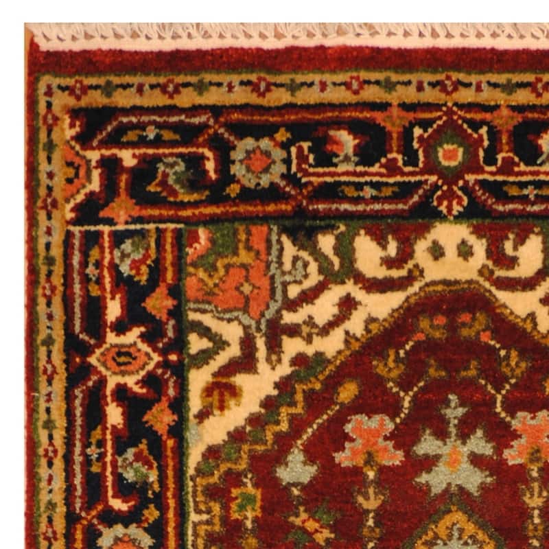 Handmade Serapi Wool Rug (India) - 2'4 x 4'