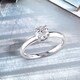 preview thumbnail 3 of 6, Miadora 4/5ct DEW Moissanite Solitaire Engagement Ring in 14k White Gold