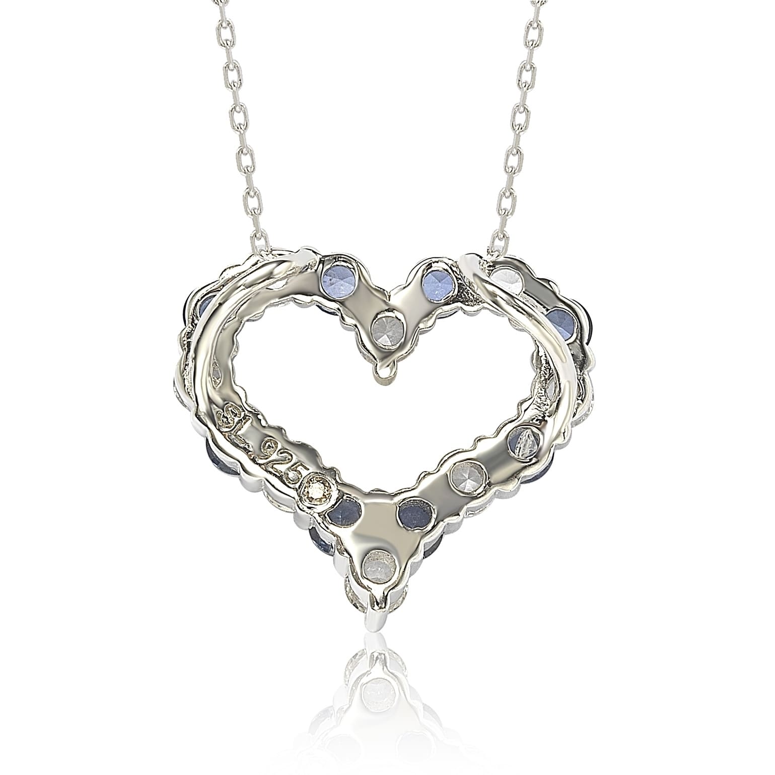 eternity heart necklace