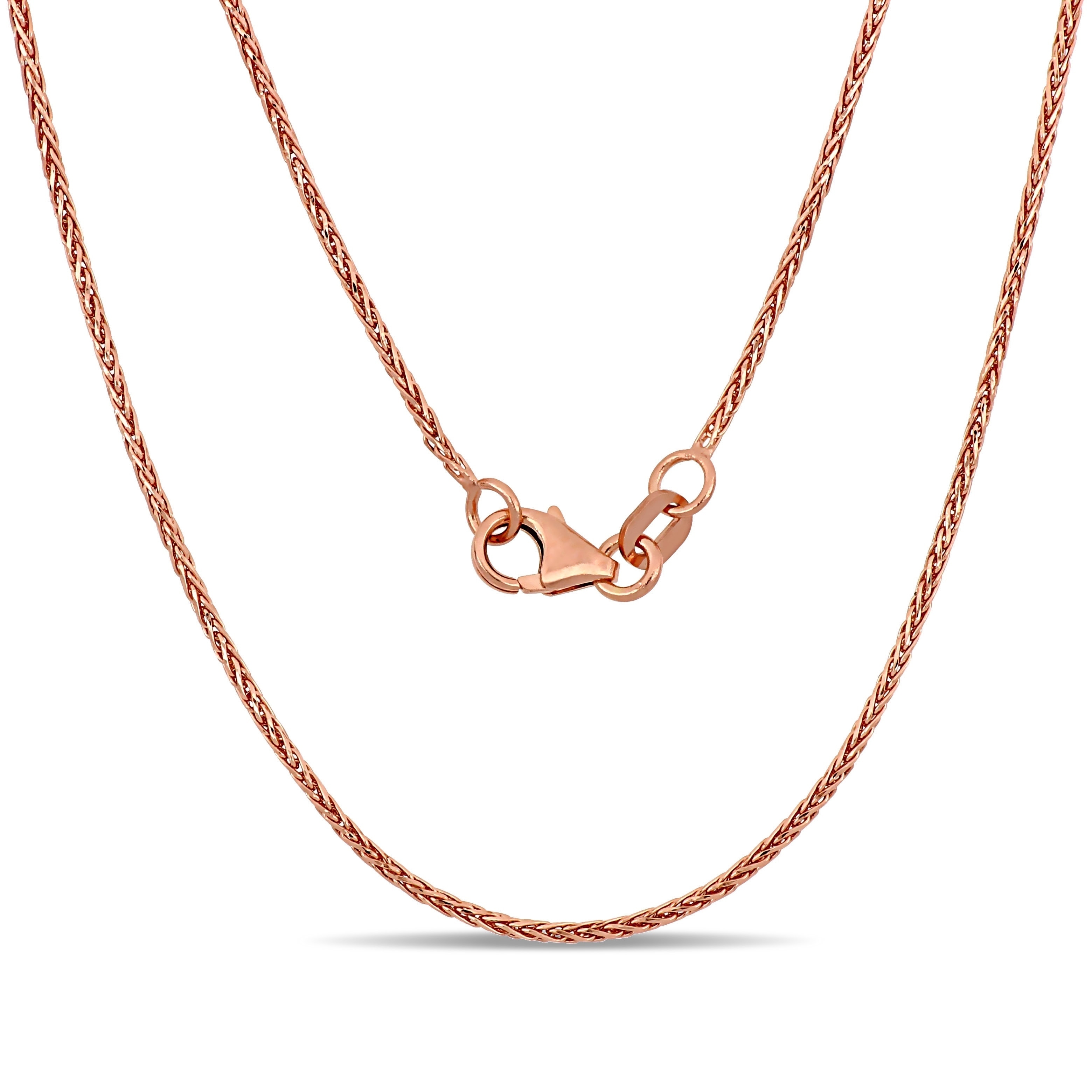 Pori Jewelers 14K Gold 1.8MM Diamond Cut Rope Chain Necklace Unisex Sizes 16-24