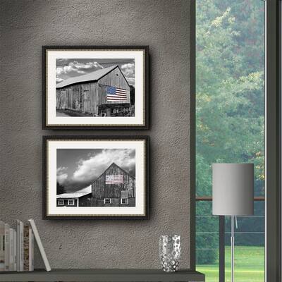 Flags Of Our Farmers VII Framed Print - Black
