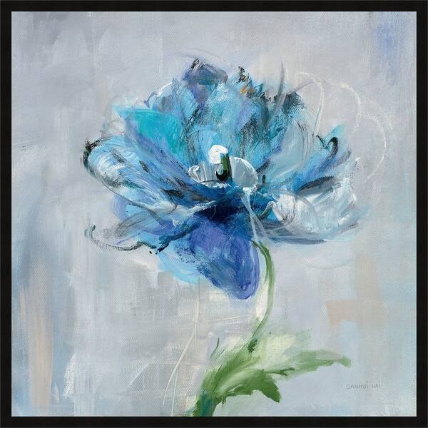 Floral Bloom Ii Framed Print Blue On Sale Overstock 25490622