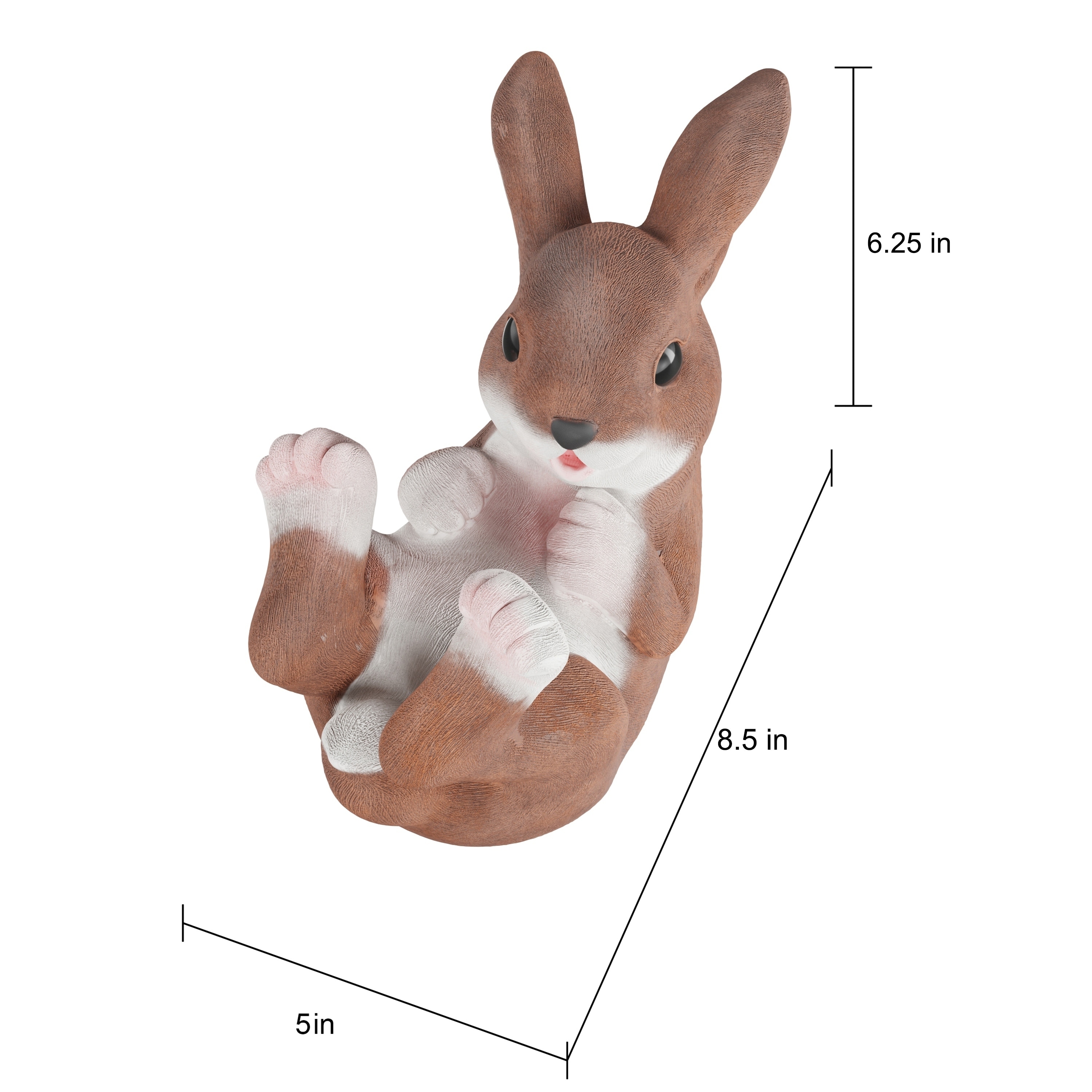 Bunny Rabbit Statue Resin Animal Figurine By Pure Garden On Sale Overstock 25491416