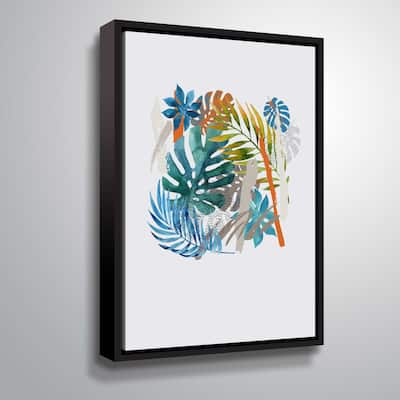 ArtWall 'Vibes I' Gallery Wrapped Floater-framed Canvas