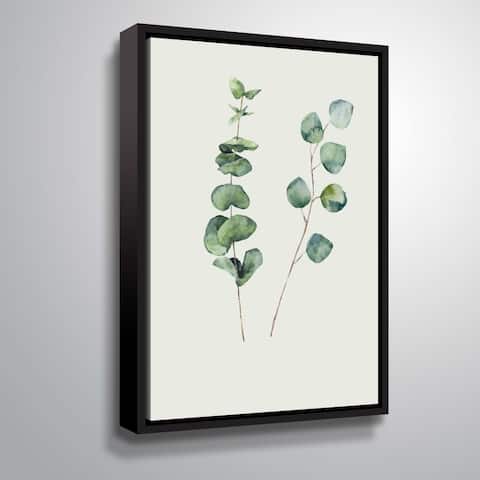 Carson Carrington 'Botanical I' Gallery Wrapped Floater-framed Canvas