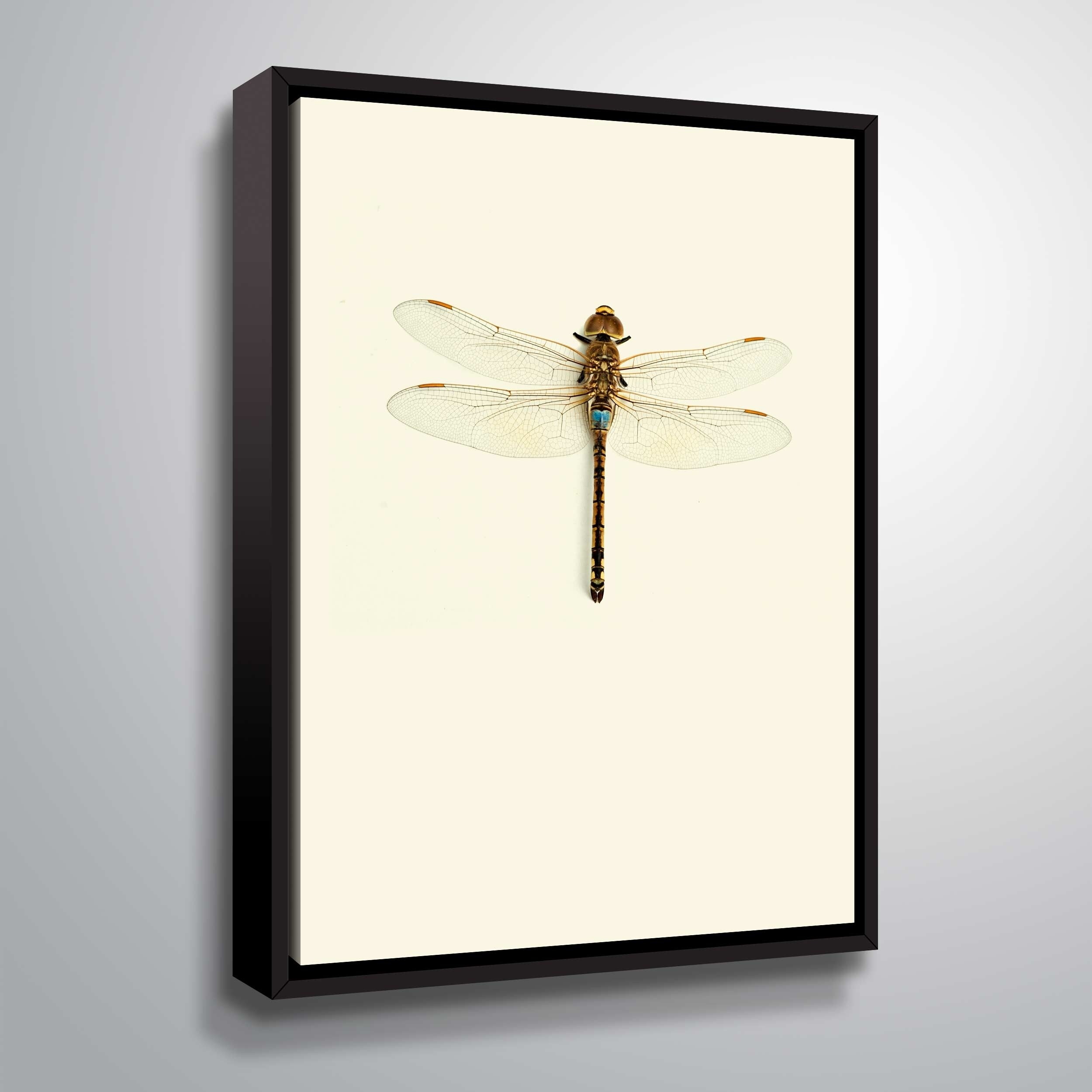 ArtWall 'Dragonfly' Gallery Wrapped Floater-framed Canvas - Bed