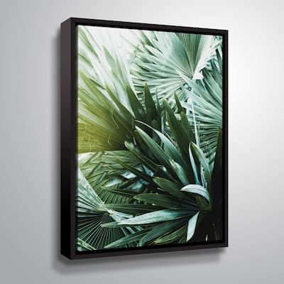 ArtWall 'Leaf II' Gallery Wrapped Floater-framed Canvas