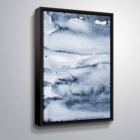 ArtWall 'Water I' Gallery Wrapped Floater-framed Canvas