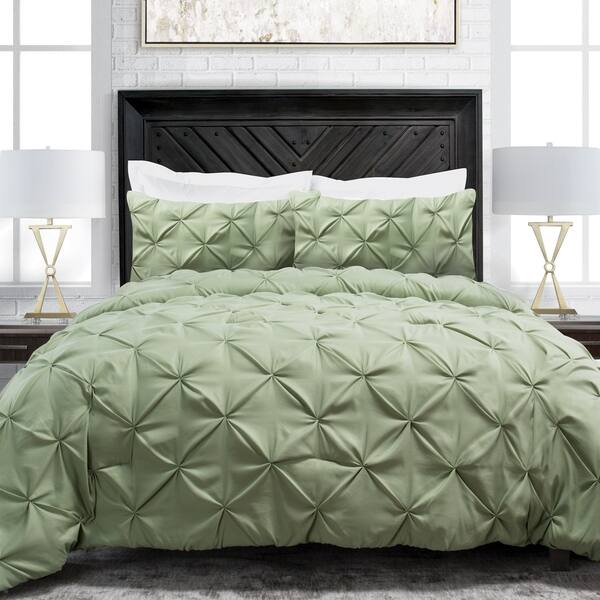 Shop Copper Grove Ballenstedt 3 Piece Pinch Pleat Comforter Set
