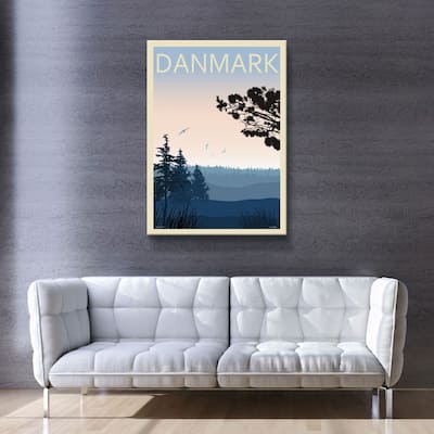 ArtWall 'Pine Forest' Gallery Wrapped Canvas