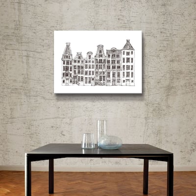 ArtWall 'Amsterdam I' Gallery Wrapped Canvas