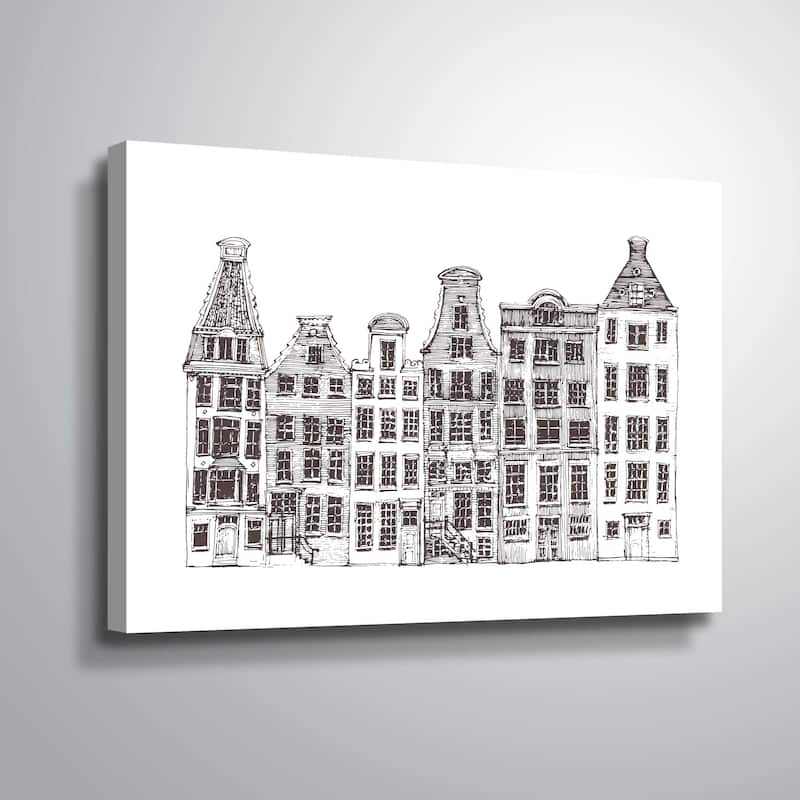 ArtWall 'Amsterdam I' Gallery Wrapped Canvas