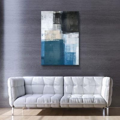 ArtWall 'Abstract Blue II' Gallery Wrapped Canvas