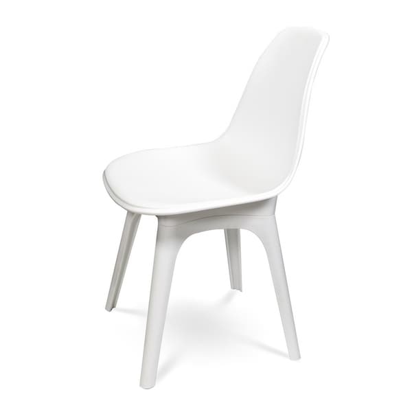 (Set of 4) - EOS Dining Chair - White