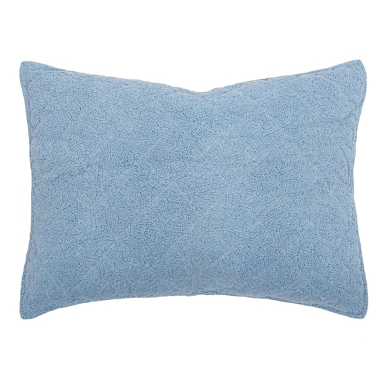 Neysa Hand Stitched Blue Cotton Quilt (Shams Not Included)