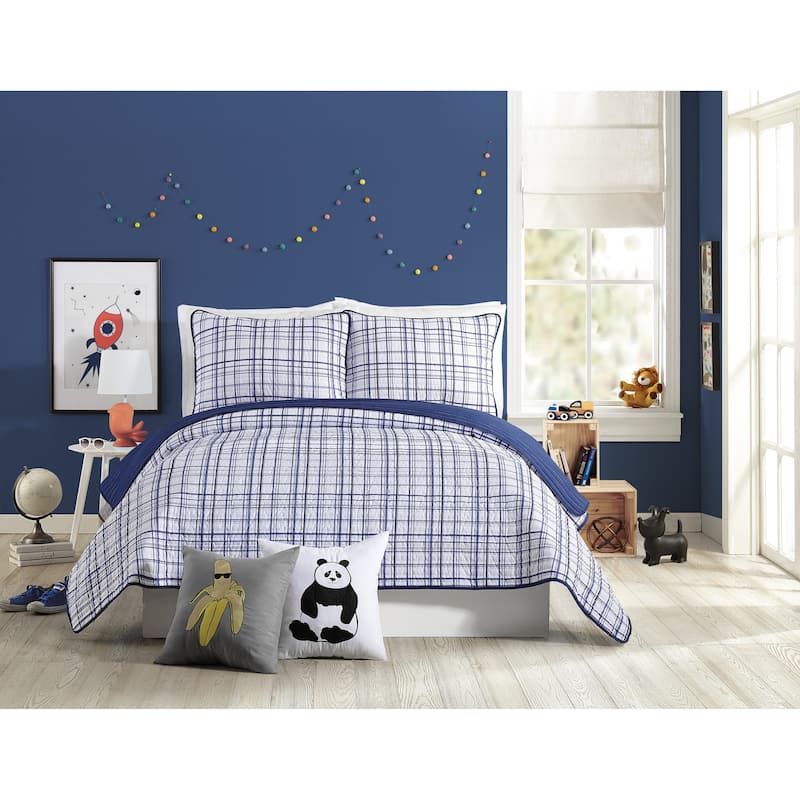 Urban Playground Marquis Navy Quilt Set