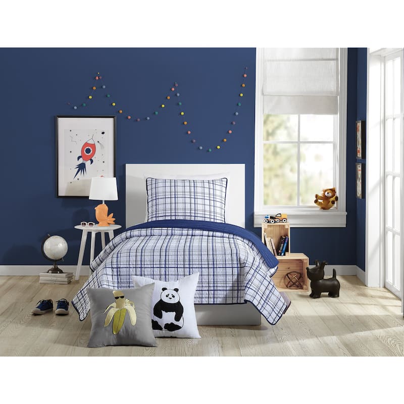 Urban Playground Marquis Navy Quilt Set