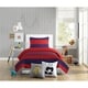 preview thumbnail 2 of 3, Urban Playground Lavelle Red Quilt Set