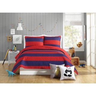 Urban Playground Lavelle Red Quilt Set