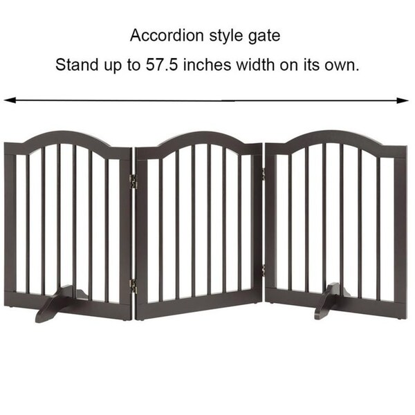 free standing accordion gate