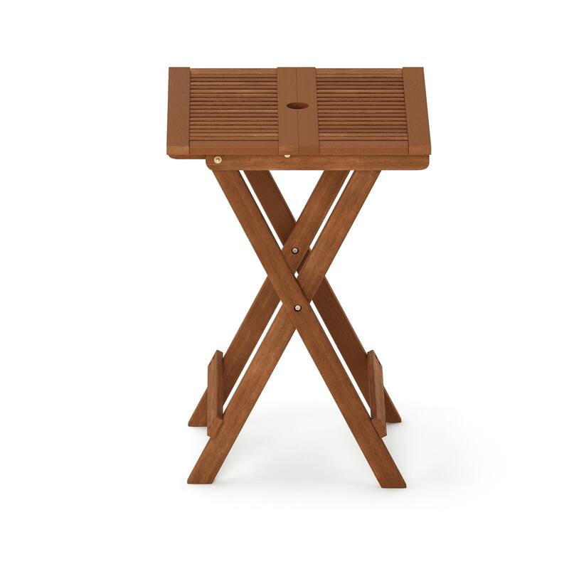 Ormond Hardwood Folding Table in Teak Oil by Havenside Home