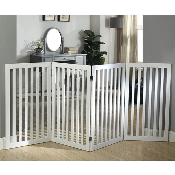 dog knocks down baby gate