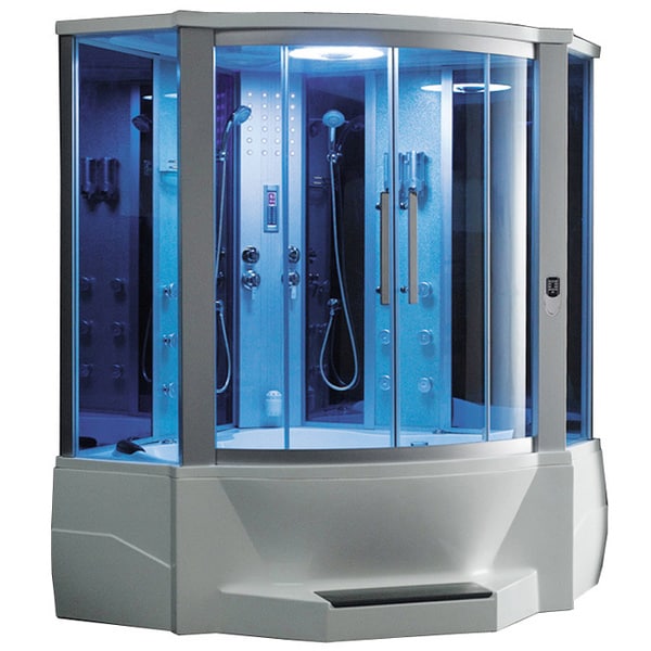 Shop 701 Steam Shower with Whirlpool Tub - Free Shipping ...