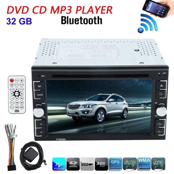 Shop 6 2 Inch Car Stereo Dvd Cd Mp3 Player For Ipod Auto Hd Radio