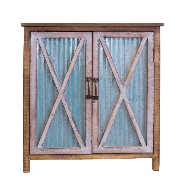 Shop Os Home And Office 75138 Weathered Wood And Corrugated Metal